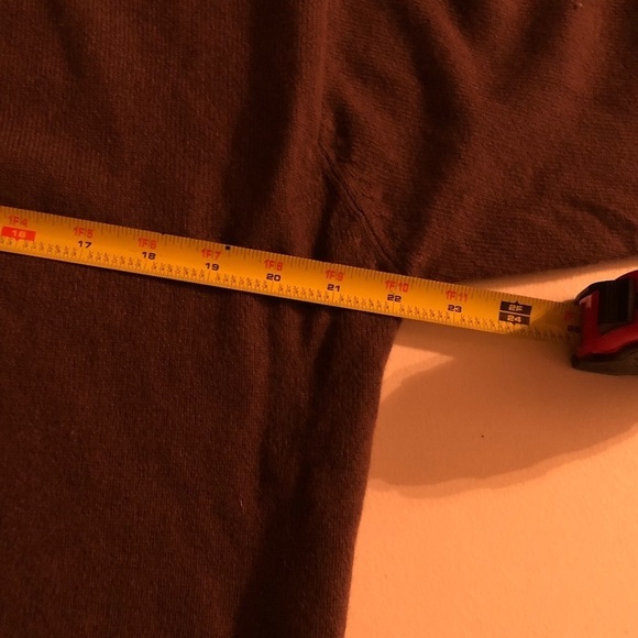 Nordiska konpaniet size XL cocoa brown 100% cashmere see all pics like new - Picture 9 of 9